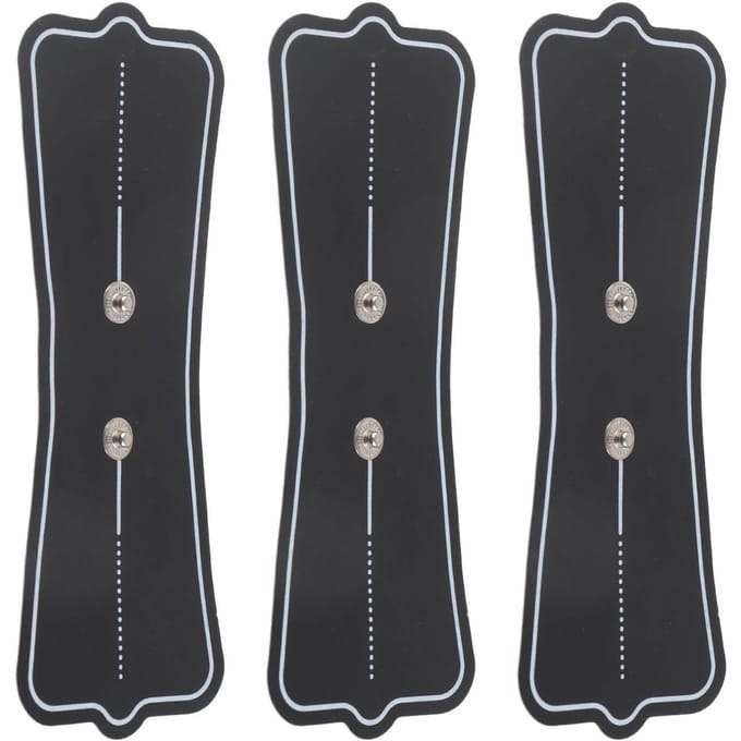 3pcs Coussinets de Rechange pour Masseur Électrique Auto-Adhésifs Basse Impédance Patch de Rechange pour Massage Cervical white