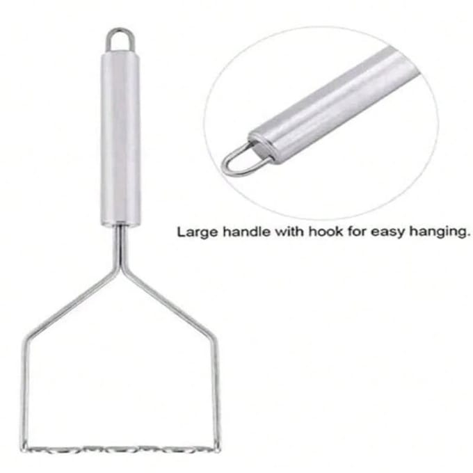 Roestvrijstalen Aardappelstamper one-size zilver