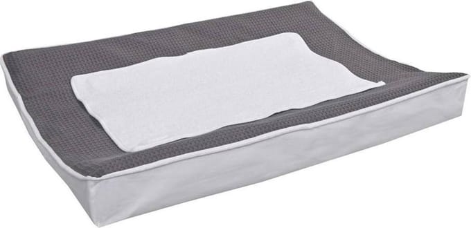 BINK Bedding Waskussenhoes Wafel (Pique) antraciet