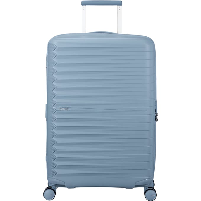 American Tourister Koffer -Fastforward spinner (4wiel)68/30 - uitbreidbaar -Steel blue - 77 l