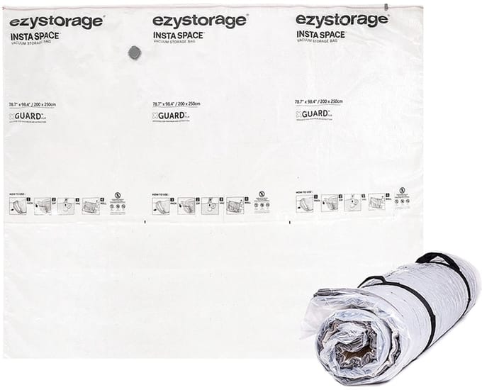 Ezystorage grote vacuümzakken matrastoppers x-large - Transparant - Luchtdicht