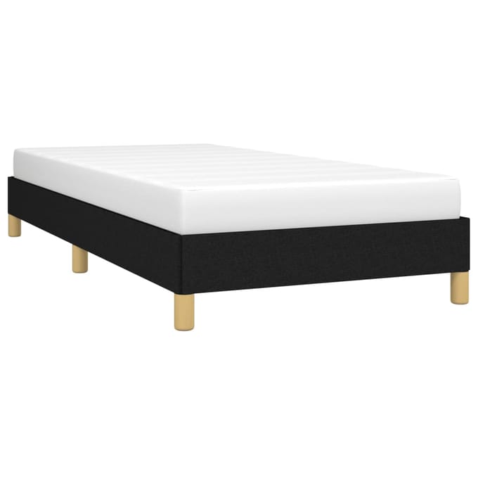 vidaXL - Bedframe - zonder - matras - 100x200 - cm - stof - zwart