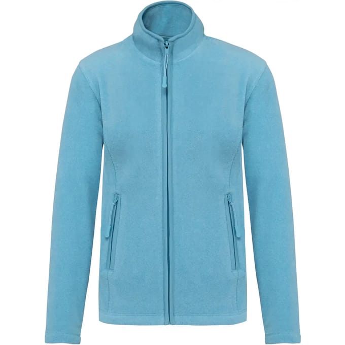 Kariban Microfleece met rits dames K907 - Cloudy blue heather - XL