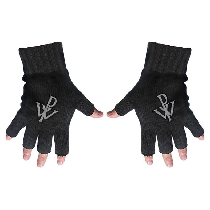Powerwolf Logo Unisex Vingerloze handschoenen - zwart - Standard