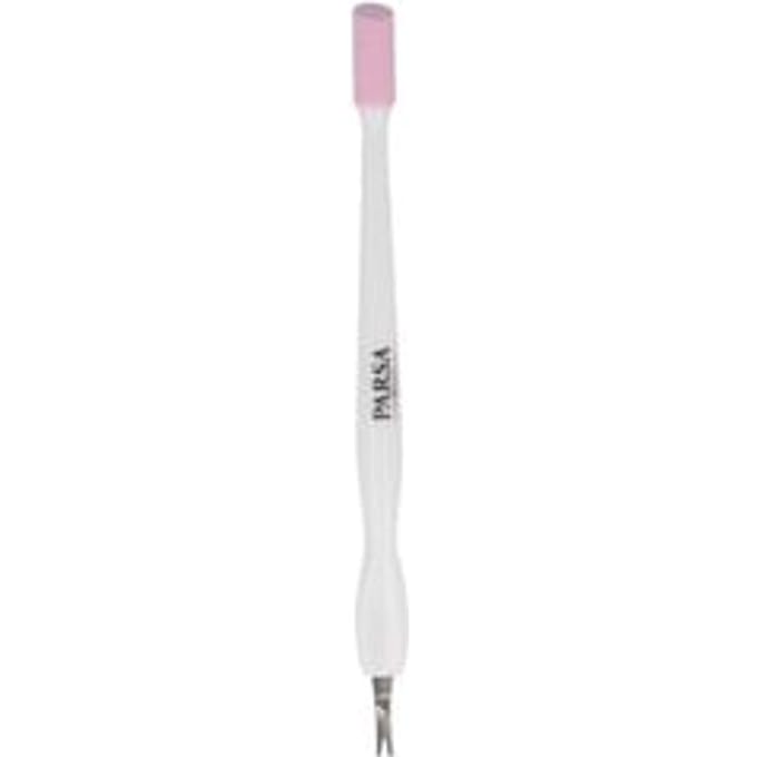 PARSA Beauty - Cuticle Knife with Ceramic Hoof Stick Pink & White