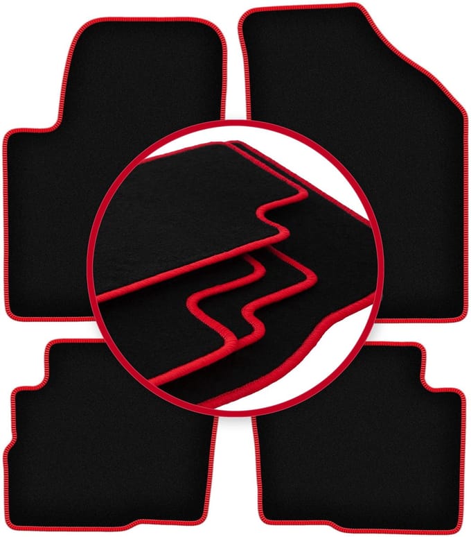 CARLUX-RED automatten voor: Kia Soul I crossover (2009-2013)