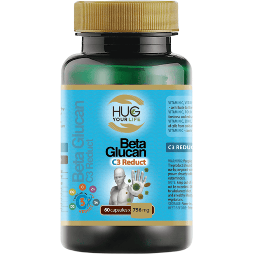 Hug Your Life HugYourLife Beta-Glucan & C3 Reduct 60 x 756 mg