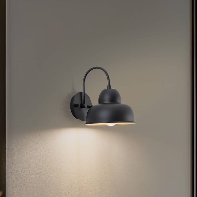 Opviq Wandlamp Berceste 180-A zwart/goud