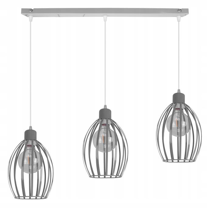 Light Home Tomi 2070/3L – Hanglamp Loft – Metalen Constructie – Hoogte Verstelbaar – E27 Fitting