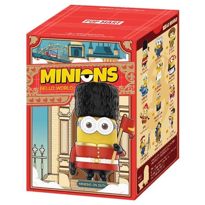 POP MART Minions Bello World Series Figuren Blind Box beige