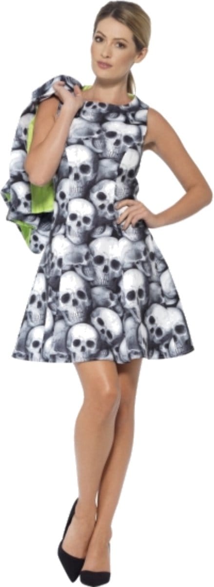 Schedel print jurk met blazer voor dames 44/46