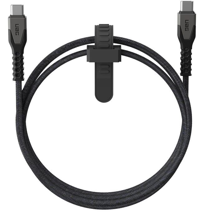 Uag Robuuste Usb-C-Kabel 60W 1,5M Voor Laptops En Telefoons Met Snel Opladen