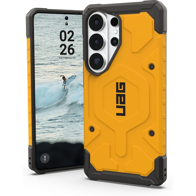 Uag Pathfinder Magnétique - Coque avec Module Magnétique Intégré pour Samsung Galaxy S26 Ultra (Jaune Heritage)