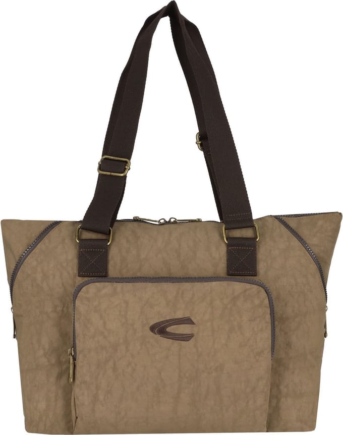camel active Schoudertas Journey Zip Shopper Sand Bruine