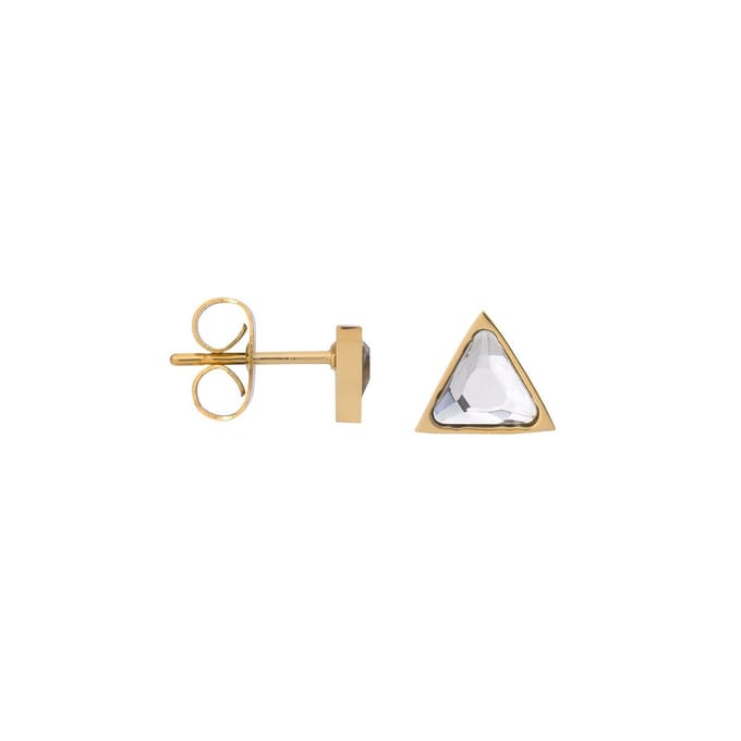 iXXXi Jewelry-Expression Triangle-Goudkleurig-Dames Oorbellen