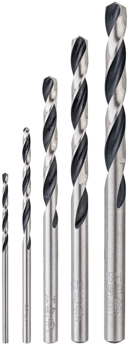 Bosch 2608577345 HSS spiraalboor PointTeQ 5-delige set