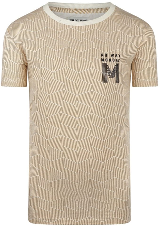 No Way Monday-Jongens T-shirt ss-Wit