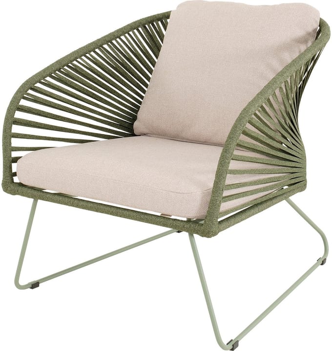 Lesli Living - Bistrostoel Izumi - Groen - 71x79x73cm