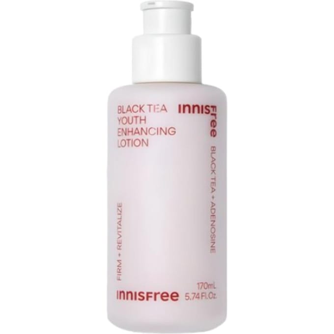 Innisfree Black Tea Youth Enhancing Elastic Lotion 170ml white