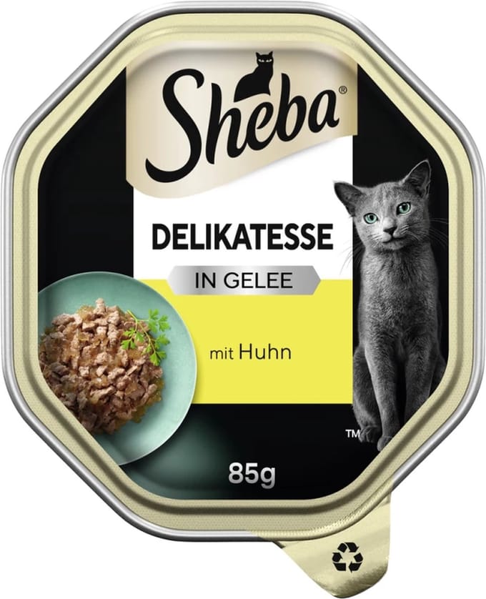 10x Sheba delicatesse in gelei 85 g kip