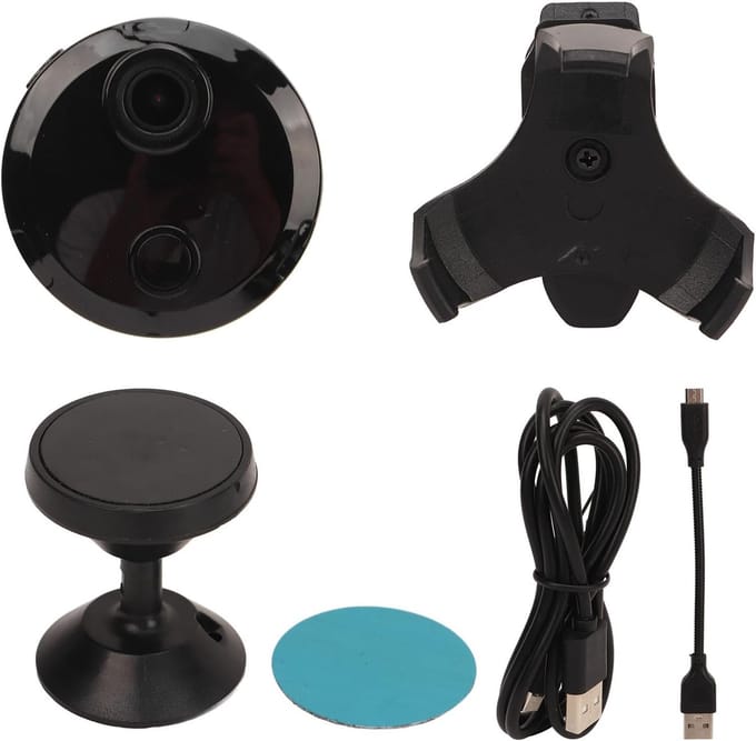 Draadloze Camera - Beveiligingscamera WiFi - Huis Winkel Beveiliging - 4K Bewegingsdetectie - 150 Graden Lens