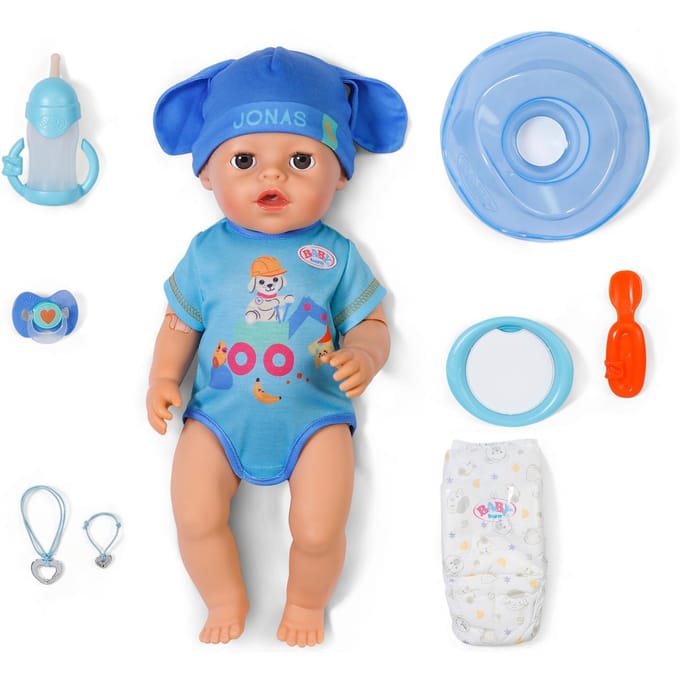Zapf Creation BABY Born Click & Play Jonas 43cm Interactieve poppen