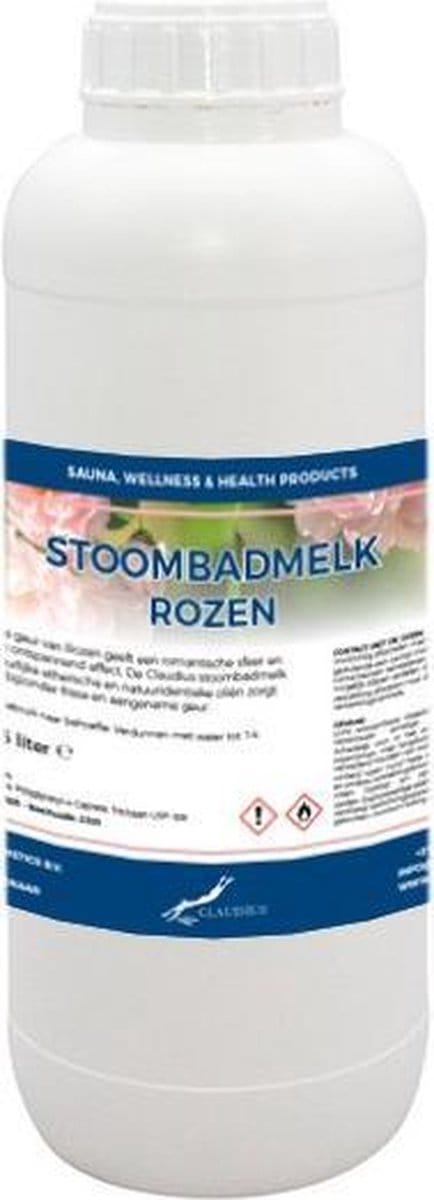 Stoombadmelk Rozen 1 liter
