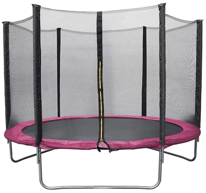 QJ Supply - trampoline - tuintrampoline - buitentrampoline - achtertuintrampoline - springtrampoline - zwart
