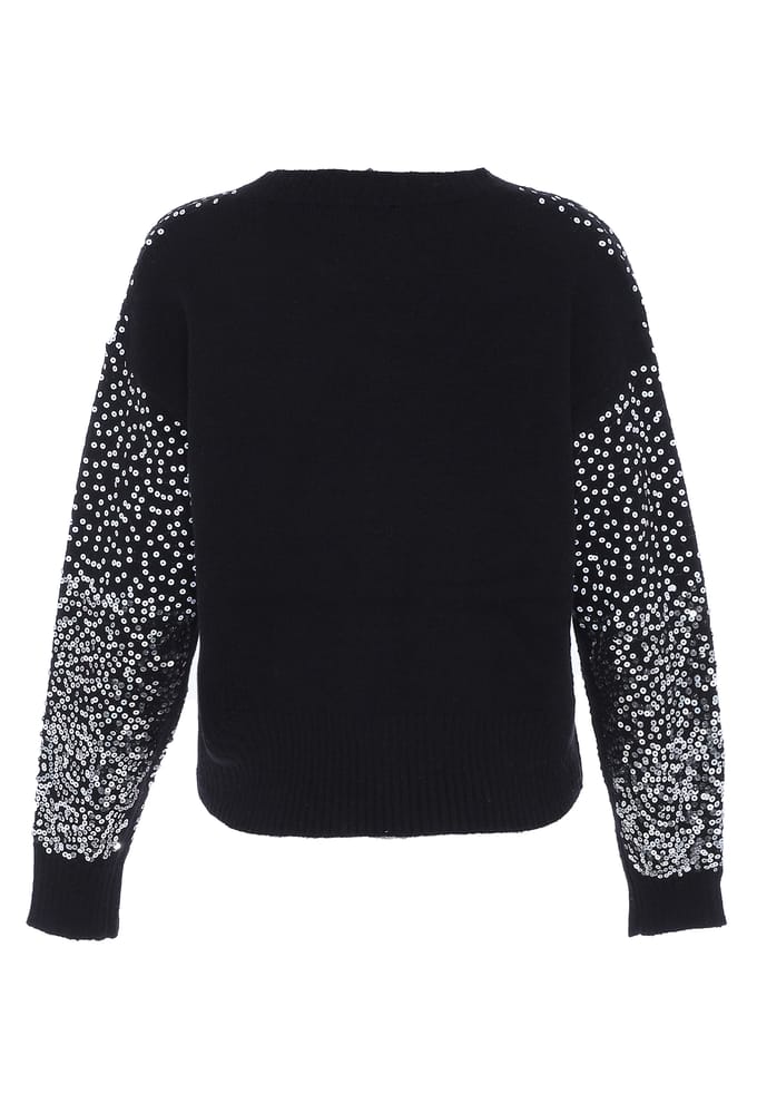 Faina Vest met pailletten Dames zwart