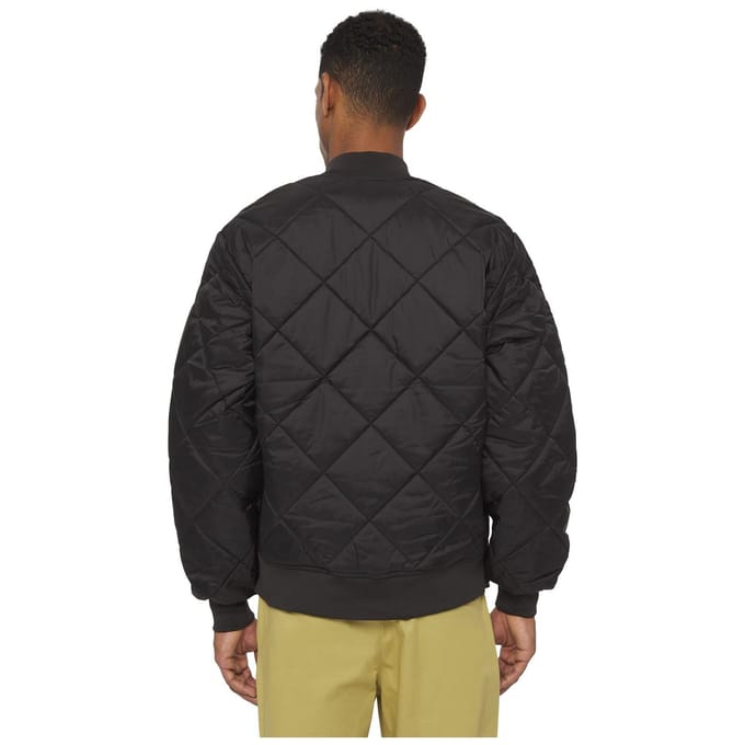 Dickies Diamond Heren Zwarte Gequilt Jacket