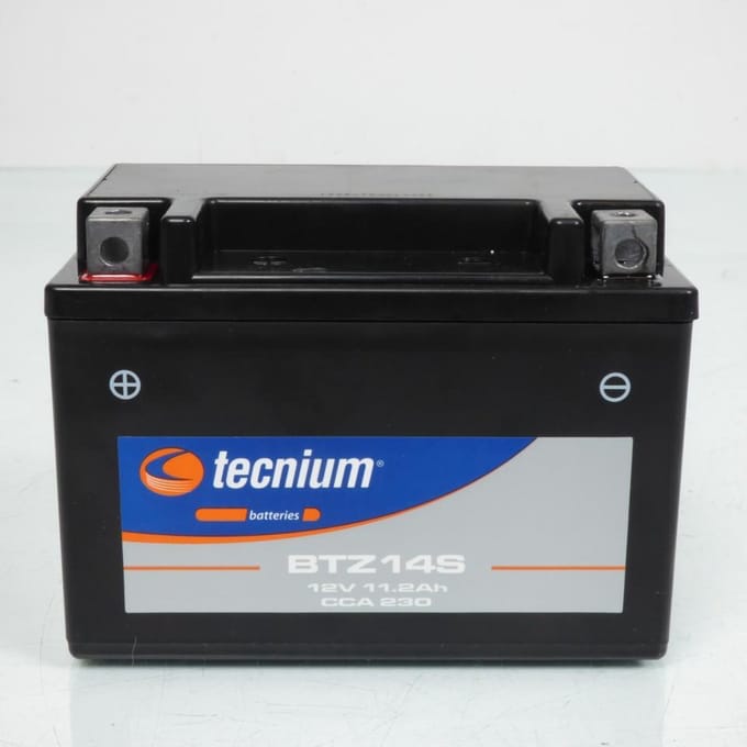 Batterie SLA Tecnium pour Scooter Sym 600 Maxsym 2014 à 2019 YTZ14S / 12V 11.2Ah Neuf