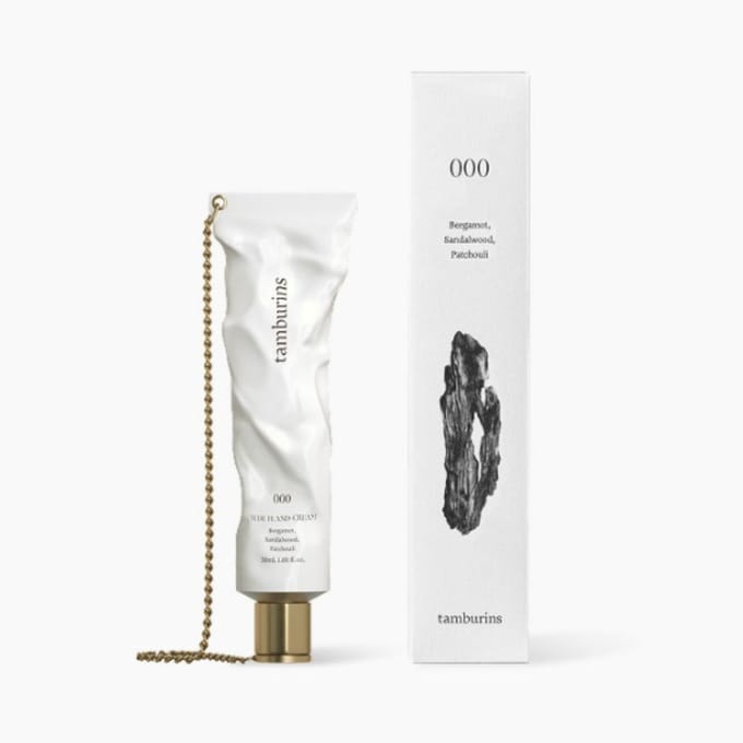 Tamburins Chain Handcrème 000 30ml – Sandelhout Patchouli Voedende Handcrème white