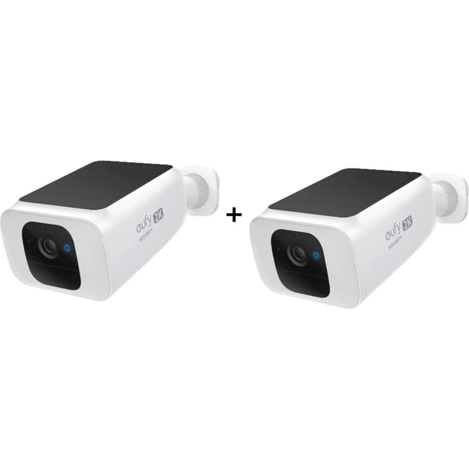 Eufy SoloCam S40 2K Draadloze Beveiligingscamera op Zonne-energie - Accu - Wit