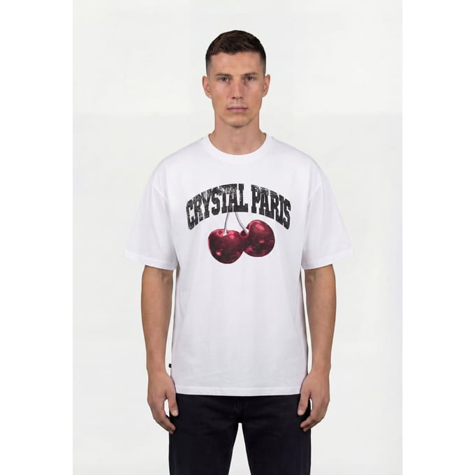 Crystal Paris Oversized T-shirt Cherry