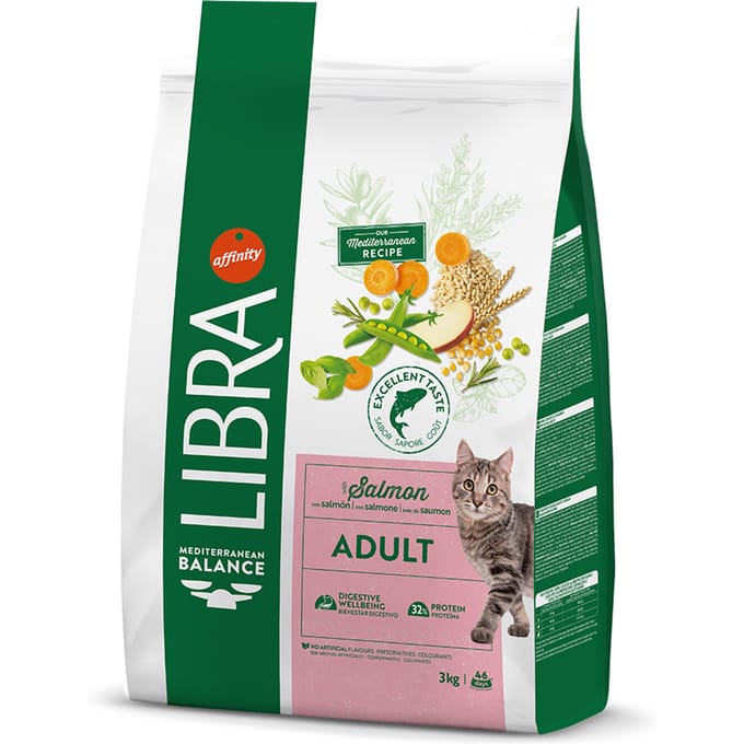 2x3kg Libra volwassen kattenvoer met zalm en rijst