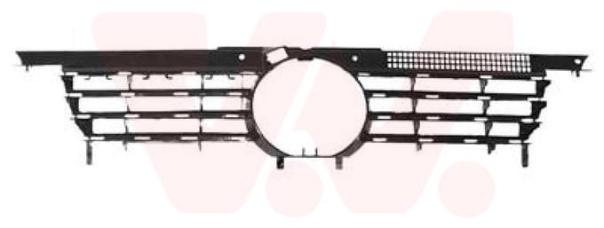 Volkswagen Bora, 1998 - 2005 - grille, binnen, zwart