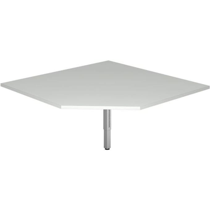 Verbindingsblad »R-Line« trapezium incl. steunvoet in zilver