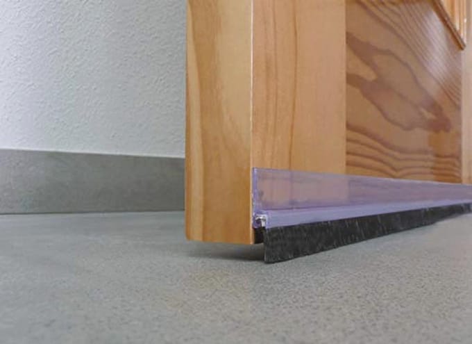 Transparante PVC Tochtstrip 1 Meter voor Optimalisatie van Isolatie