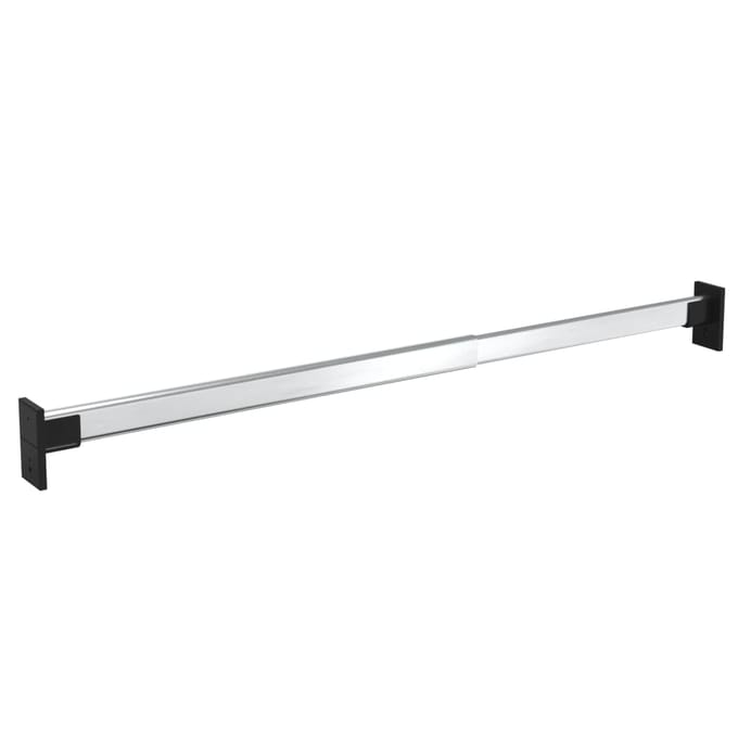 vidaXL - Kledingroedes - 2 - st - telescopisch - 58-100 - cm - zilverkleurig