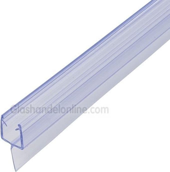 Douchestrip met middenlip (Voor 8mm glasdikte)