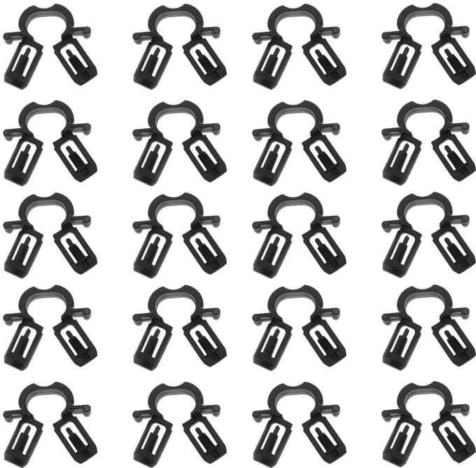 Dailygoods - 20 Stuks Auto Kabelboom Bevestigingsclips 5mm Universaal