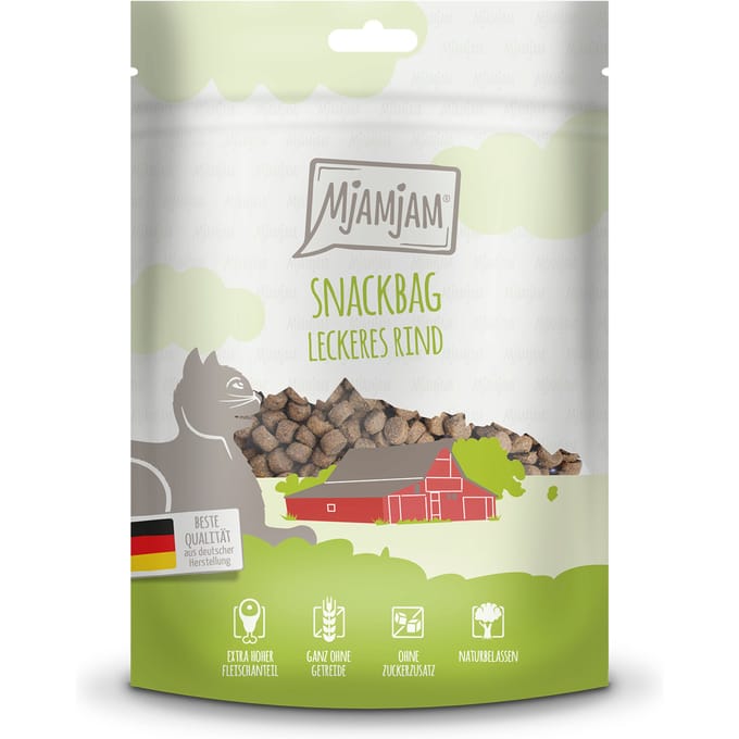 MjAMjAM Snackbag Culinaire Wilde Zalm - 125 g heerlijk rundvlees