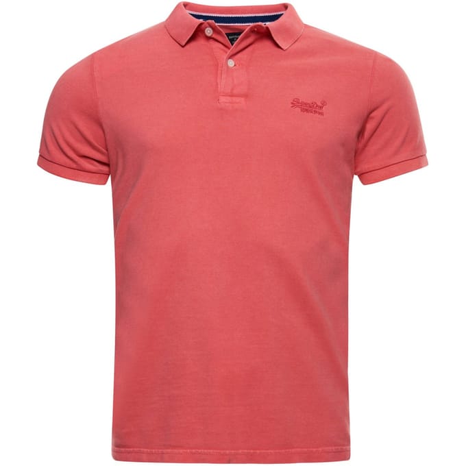 Superdry Maat 2XL Heren VINT DESTROY POLO