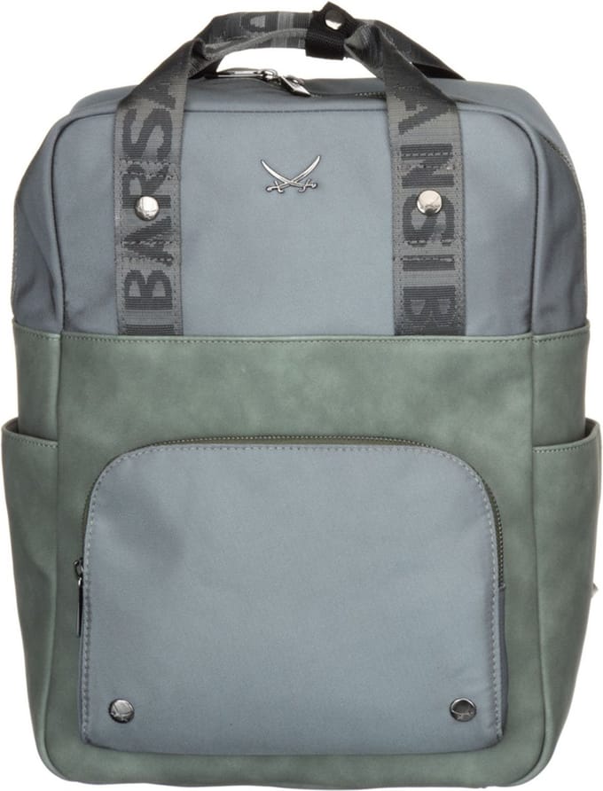 Sansibar Vrije tijd rugzak Rugzak met laptopvak Backpack Olive Groen