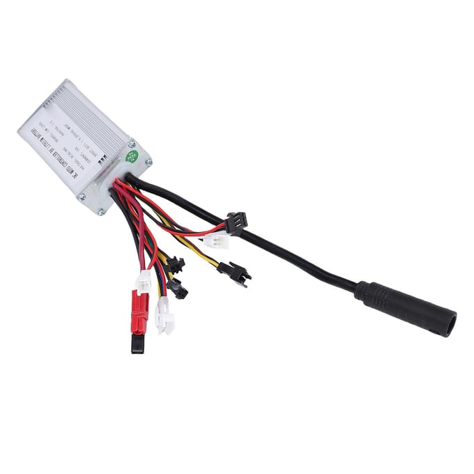Elektrische Fiets Controller 15A Aluminiumlegering Borstelloos     Controller met Lichtdraad voor 250W Motor Modificatie white