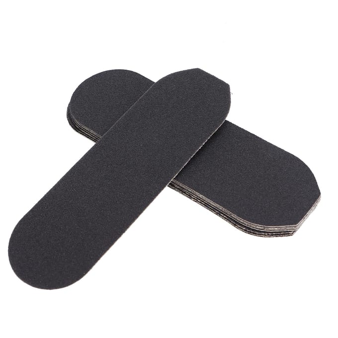 10 stuks Vervangende Pedicure Vijl Navullingen Grof Fijn Pedicure Voetrasp Navullingen Pads black