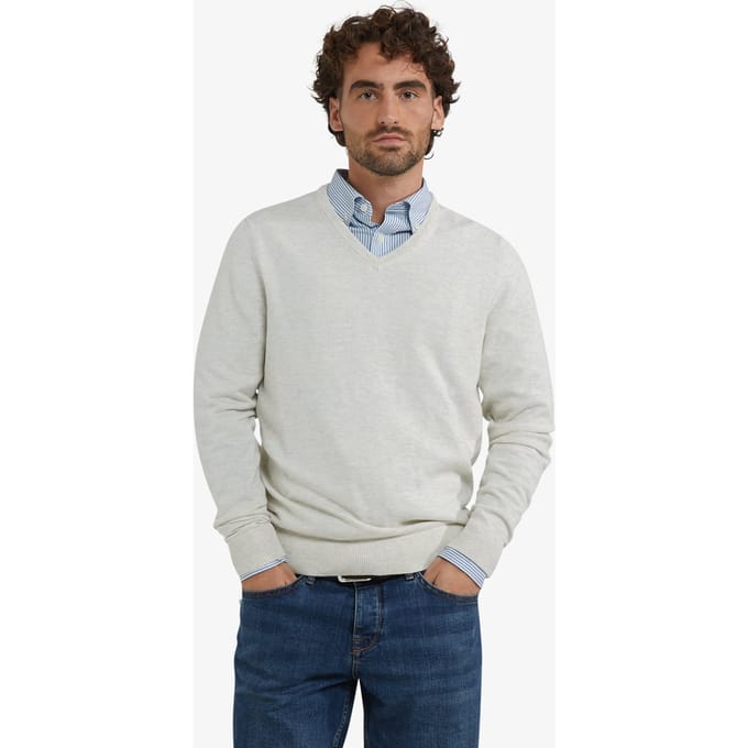 McGregor V-neck Sweater Off White Maat: XL | Sweaters Outlet | Heren | Wit