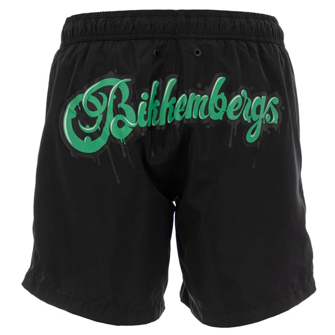 Bikkembergs  Zwemshorts Bubble Graffiti    Zwart