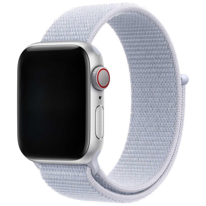 2+1 | Apple Watch Bandje Flyne - Geweven - Nylon - Ochtendblauw