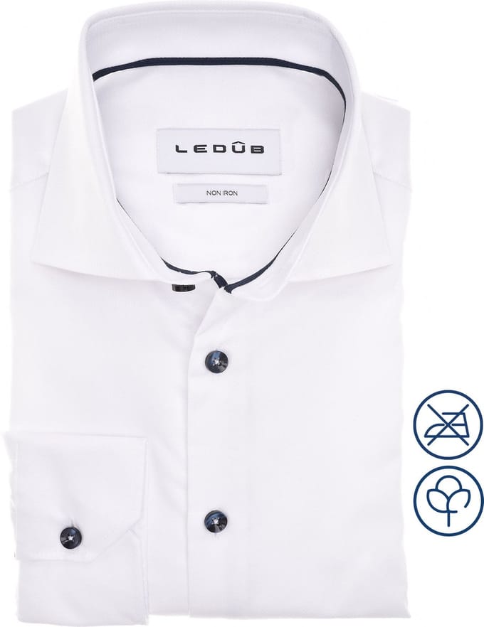 Ledub Business hemd lange mouw Wit LE24252 MFN 5 0142584/910-190-000